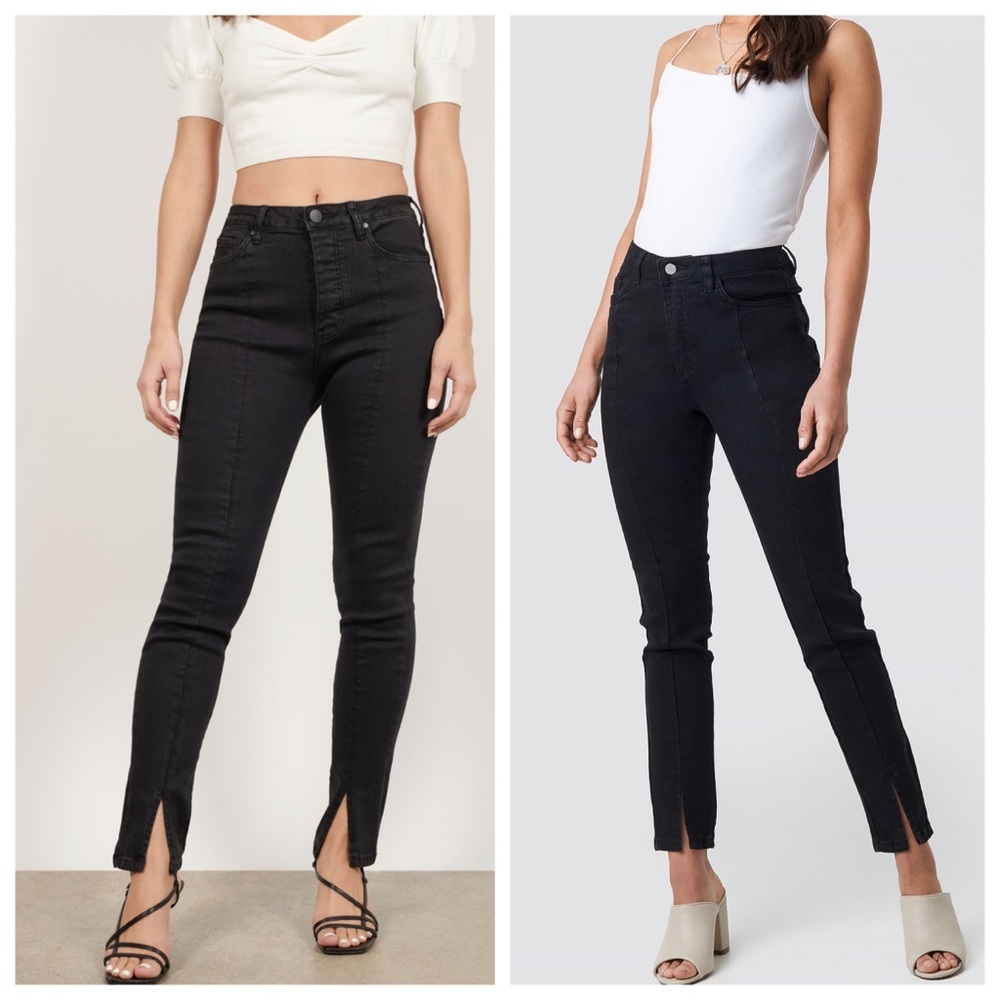 💥✖️High waist charcoal jeans ✖️💥